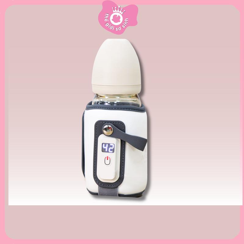 Moazbebe Túi ủ bình sữa tích điện di động MB081  Ủ bình di đọng cắm điện trực tiếp MB067 phù hợp với mọi loại bình   bảo hành 1 năm lỗi 1 đổi 1 Máy Tiệt Trùng    bình giữ nhiệt 