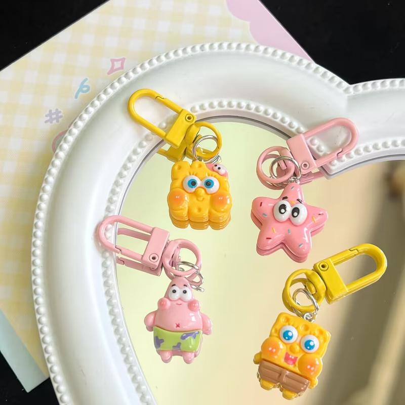 Dây Chuyền Chìa Khóa Mặt Dây Chuyền Hoạt Hình, Thiết Kế Dễ Thương, Thích Hợp Cho Phụ Kiện Ba Lô Bé Gái, Tuyệt Vời Làm Quà Tặng Cho Bạn Gái, Thích Hợp Cho Giáng Sinh Và Halloween 3