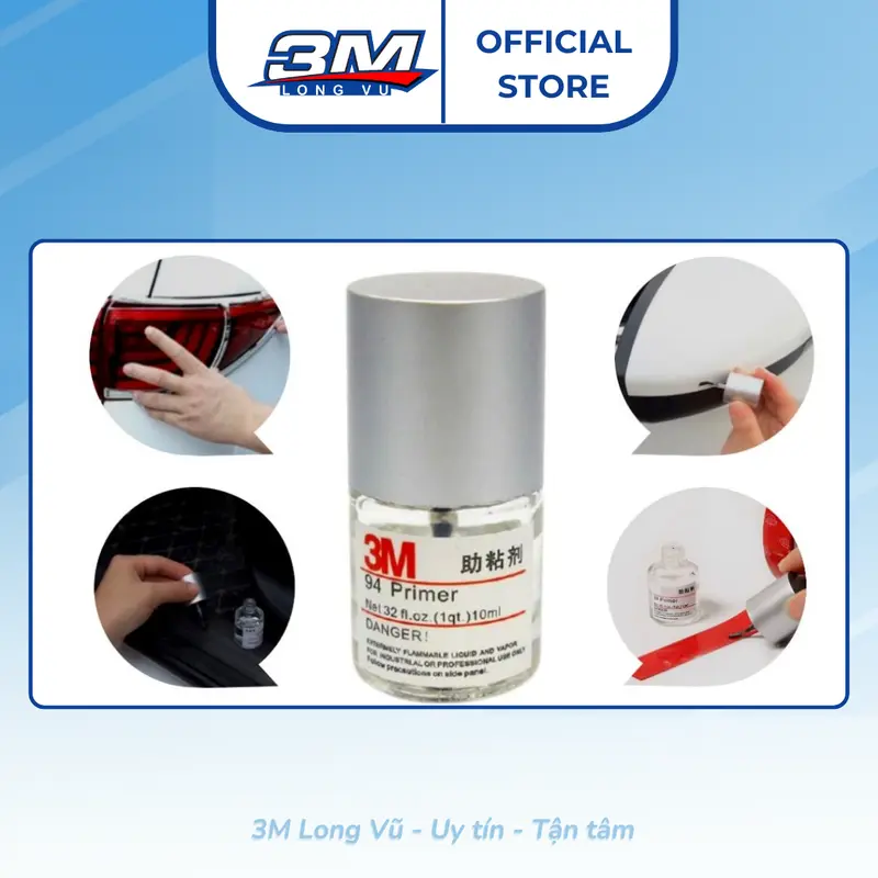 Keo Trợ Dính 3M 94 Primer Tăng Độ Kết Dính Cho Băng 2 Mặt, Hỗ Trợ Dán Phụ Kiện Xe - 3M Long Vu 3