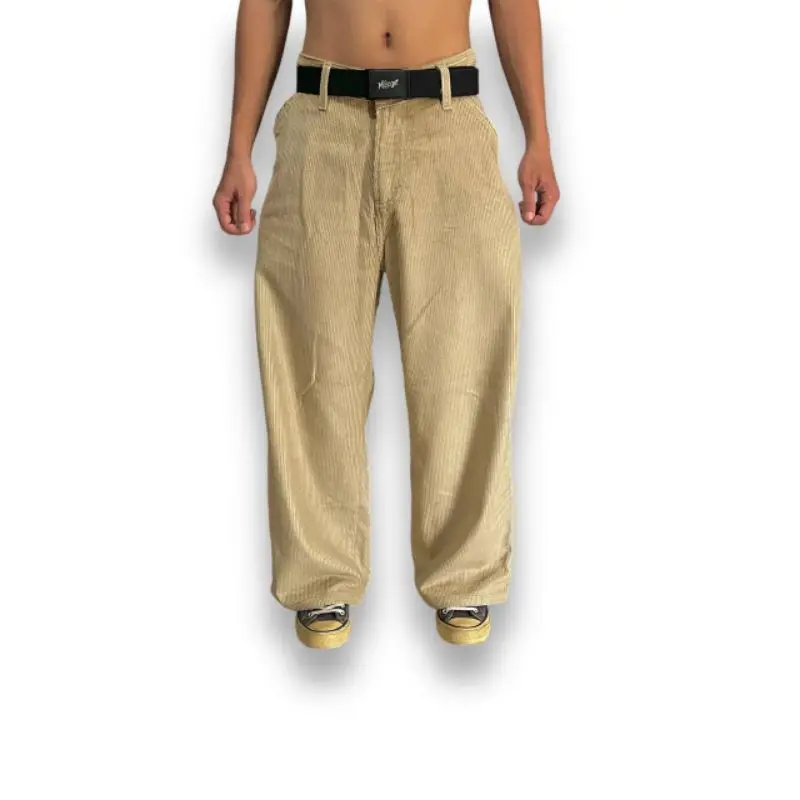 Celana Corduroy Wide Leg Gombrang Baggypants  Unisex 4