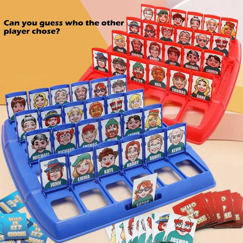 Guess Who Is It ? Classic BoardGame Funny Family Guessing Games Kids Children Toy Gift