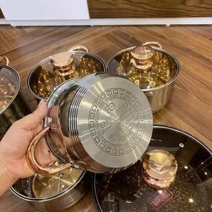 bộ nồi đức cao cấp bộ 6 món sang dày dặn 1