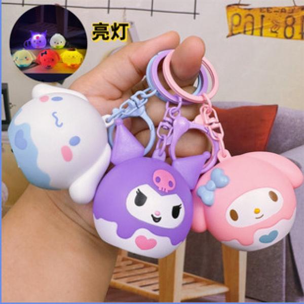 Product Introduction of Creative Liquid Oil Keychain Flowing Sand Keychain Crystal Ball Unicorn Floating Car Cute Bag Pendant 13
