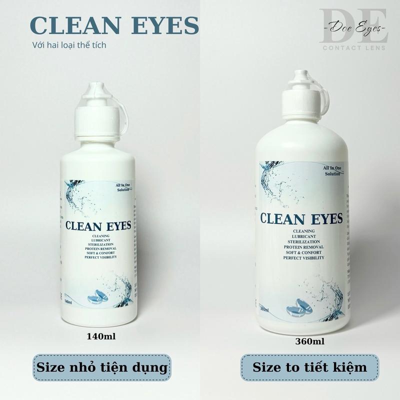 Nước ngâm lens Nước nhỏ mắt lens - Dung dịch ngâm kính áp tròng dung dịch nhỏ mắt dành cho contact lens - Doe Eyes Contactlens deo