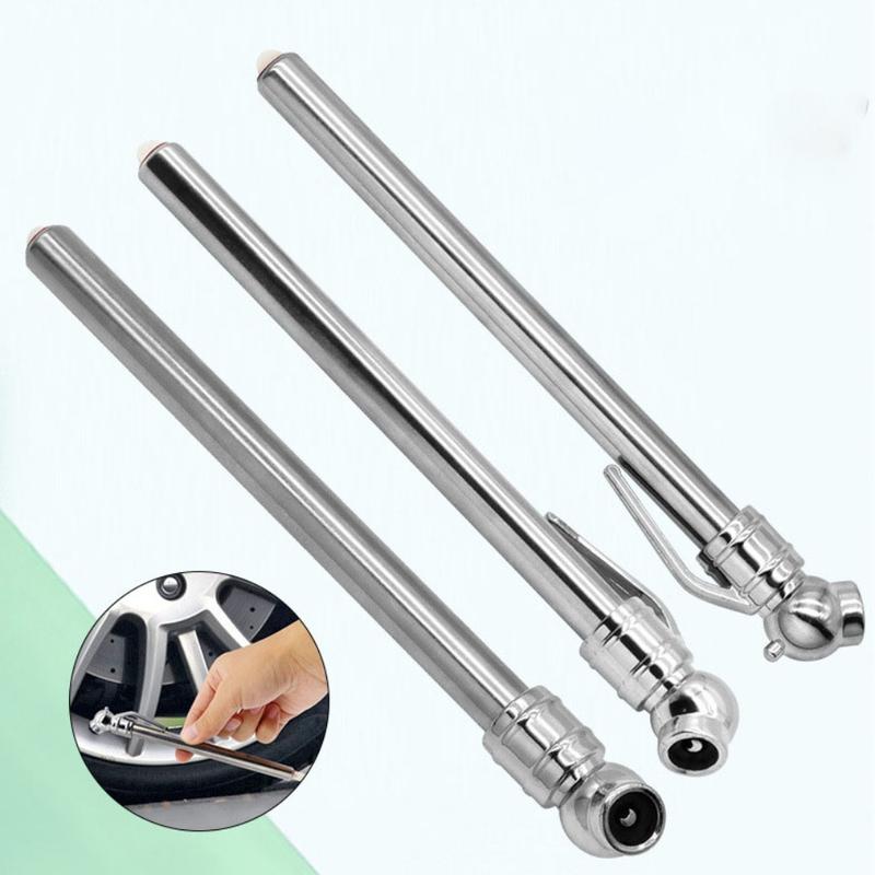 Product Introduction of Emergency Use Pen Shaped Tyre Air Pressure Test Meter Mini Stainless Steel Tire Gauge 5-50PSI Tire Pressure Test Pen 15