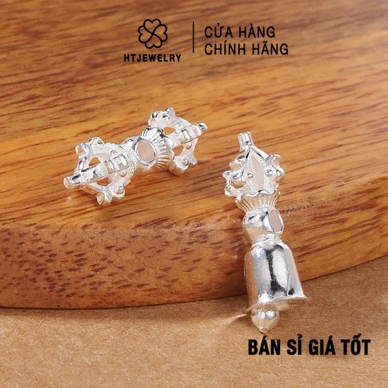 [GIÁ SỈ] Bạc S925: Charm bạc Chùy Kim Cang Cỡ To HTJEWELRY PH110 0