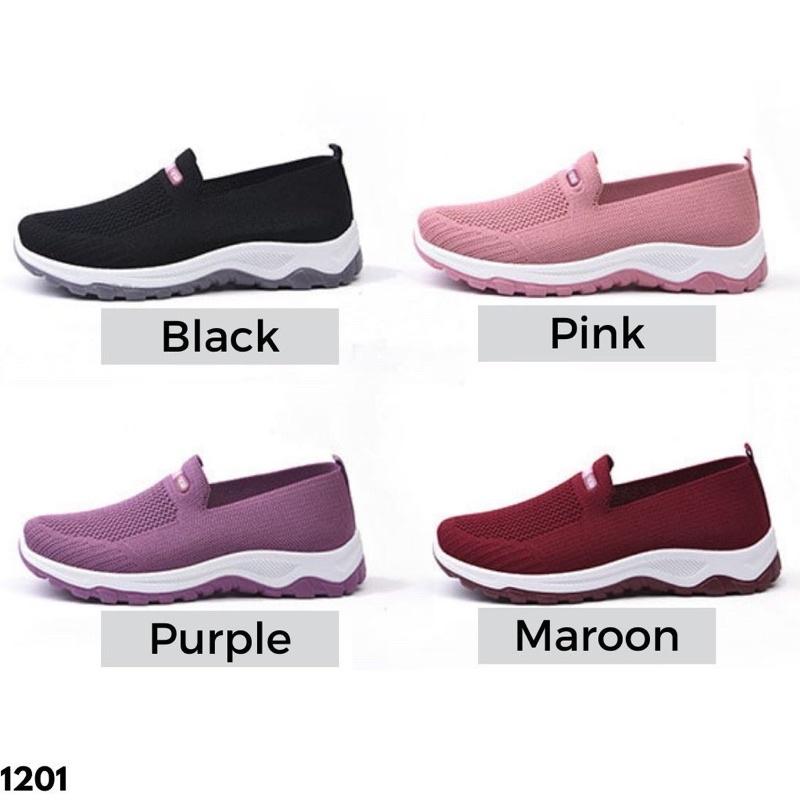LVR LV0109 Sepatu Sneakers Wanita Sepatu Sport Slip On Fashion Casual 5