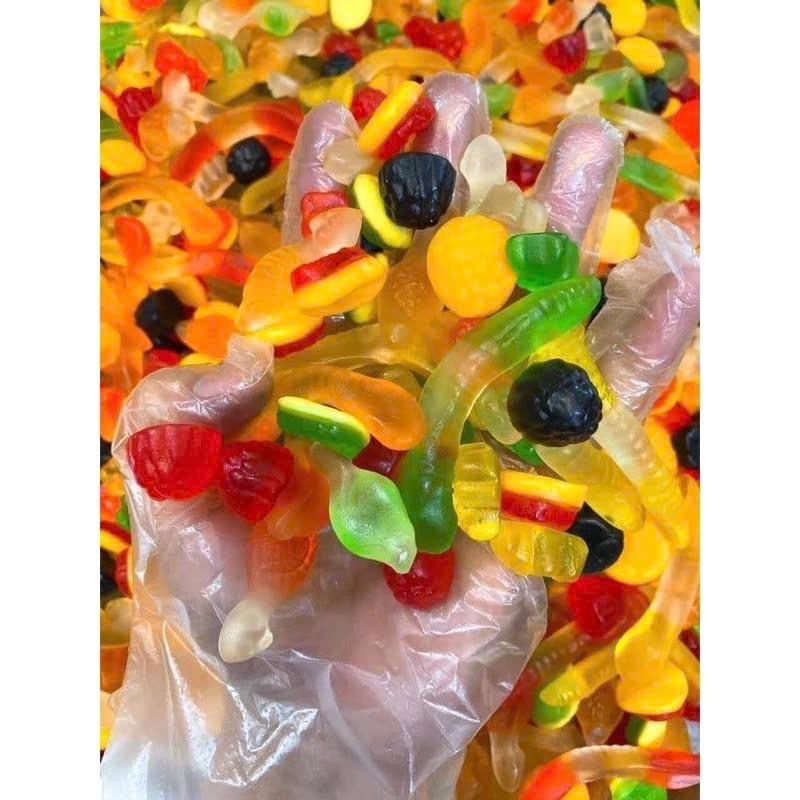 500G TẶNG 100G KÈM XÔ ĐỰNG KẸO DẺO CHÍP CHÍP TRÁI CÂY MIX VỊ - Kẹo Dẻo Cao Cấp Tự Chọn - Kẹo Dẻo Chip Chip - Kẹo Dẻo Hương Trái Cây