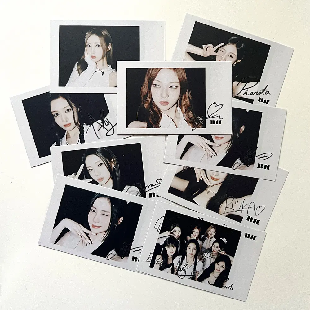 การ์ดอัลบั้ม Babymonster, สไตล์ Kpop, การ์ดขนาดเล็ก, โปสการ์ด BM, การ์ดสะสม, AHYEON, RAMI, RORA
