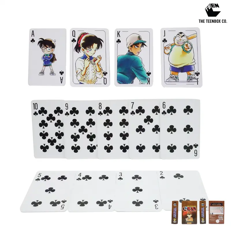 Bộ Bài Tây 54 Lá Conan Thám Tử Lừng Danh - Sản Phẩm Có Bản Quyền, Phân Phối Bởi Teenbox Thẻ Bài Cards 1