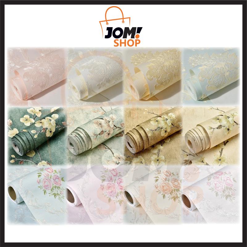 Ready Stock 3D self-adhesive wallpaper wall paper bedroom cozy - TikTok ...