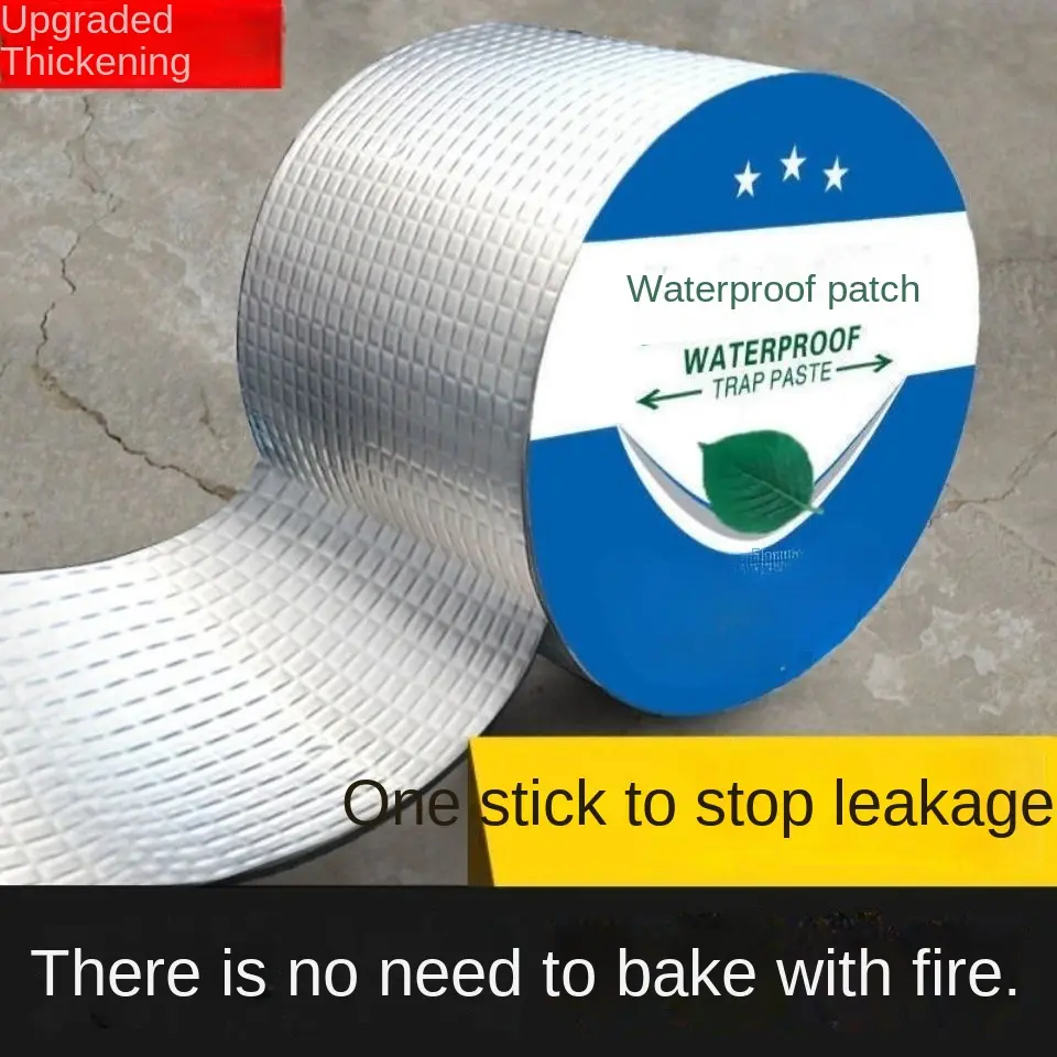 Roof Waterproof Strong Leak-Proof Material Butyl Waterproof Tape Building Roof Crack Roll Strong Paste Leak-Proof