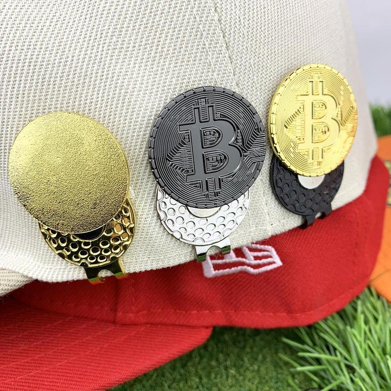 Golf Hat Clip Ball Marker, Round Coin Design Golf Ball Marker with Strong Magnetic Design, Golf Accessories for Outdoor Sports 5