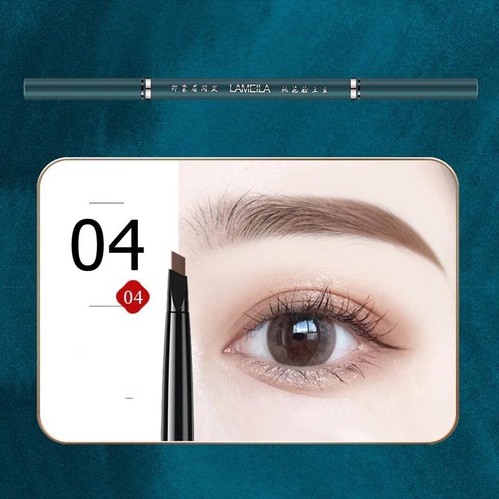 [Sỉ-Rẻ] Chì kẻ mày 2 đầu Lameila 818 đầu bút mềm, dễ vẽ, đường kẻ mảnh, rõ nét, không trôi [Lẻ-Sỉ] 2