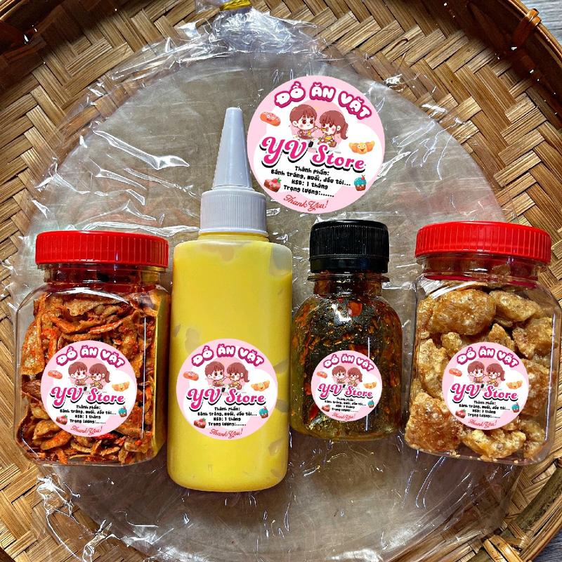 (COMBO MINI 6 MÓN) 100gr bánh tráng phơi sương  Ăn Vặt 1