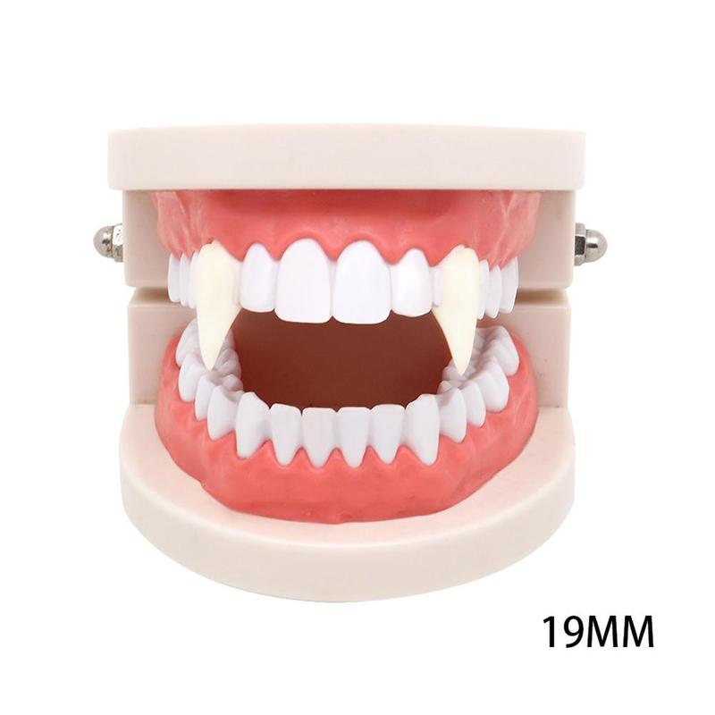 Product Introduction of Bloodcurdling Vampire Werewolves Fangs Fake Dentures Teeth Costume Halloween Fad New Party Tricky Props 38