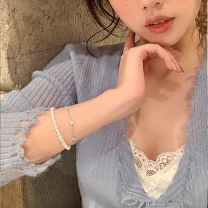 สร้อยข้อมือดอกไม้สี่ใบ, ยิปโซ, สำหรับผู้หญิง, ราคาไม่แพง, หรูหรา, แฟชั่นหรูหรา, การออกแบบเฉพาะ, เครื่องประดับมือที่ดี, สไตล์ญี่ปุ่นและเกาหลีใหม่ INS, 2025