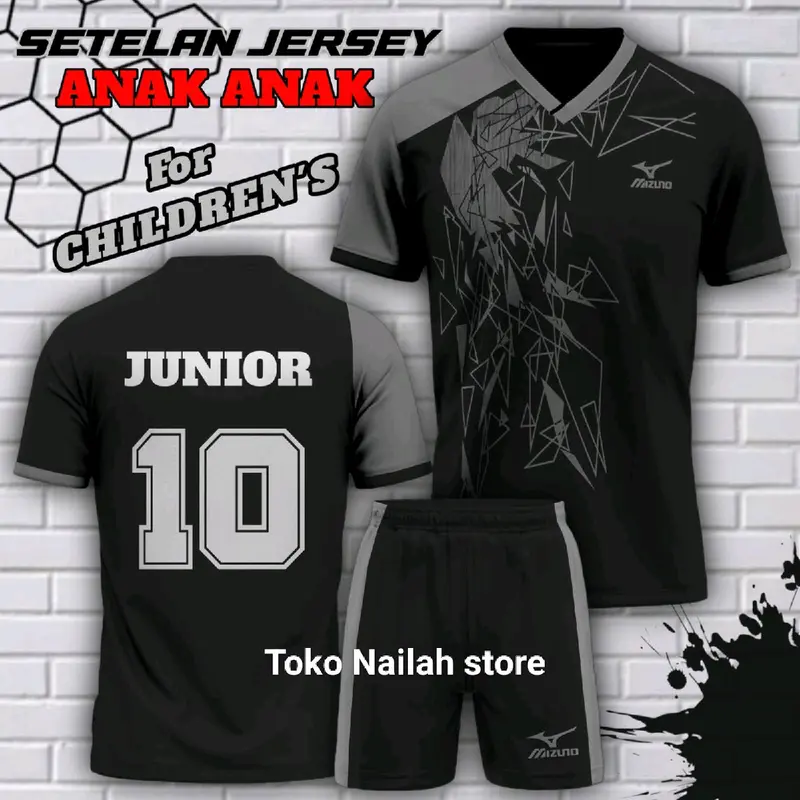 CUSTOM ANAK GRATIS SABLON NAMA NOMOR baju bola anak anak wanita pria baju bola baju futsa baju seragam terbaru baju olahraga baju bola sepak Nyaman Set 4