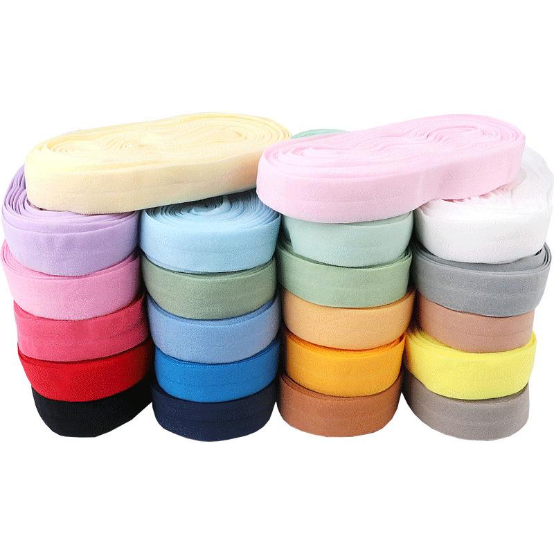 2cmx10M Fold Over Elastic Ribbon Sewing Band Spandex Stretch - TikTok ...