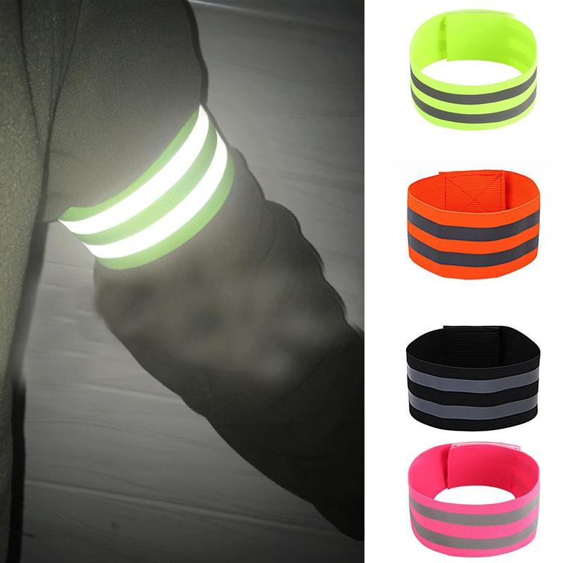 Product Introduction of Reflective Bands Elasticated Armband Wristband Ankle Leg S Safety Reflector Tape Ss For G0V8 47