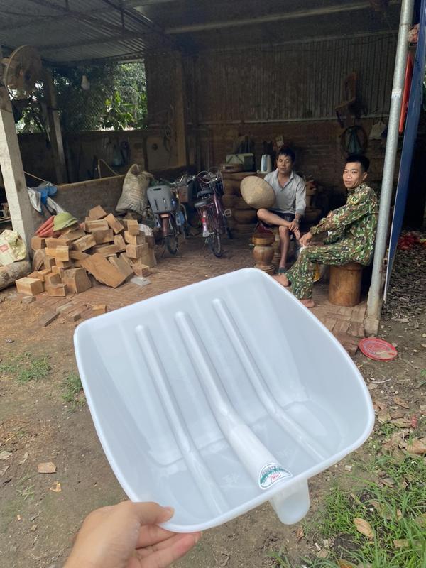 COMBO 2 Xẻng nhựa cỡ lớn, xẻng xúc lúa, làm vườn rất bên và đa dụng - xẻng nhựa to đa năng , nhựa nguyên sinh size đại 4