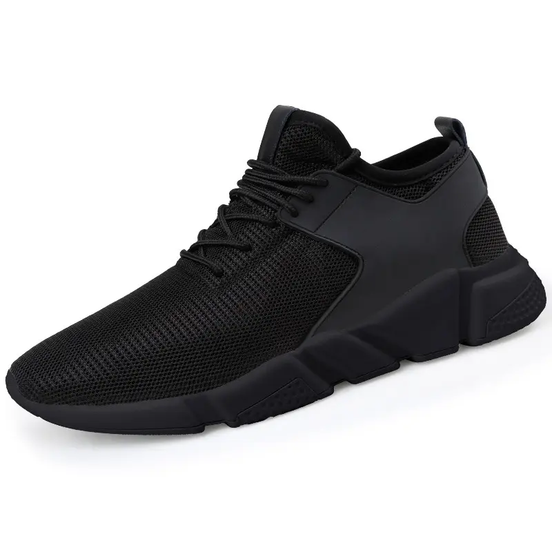 2024 Spring New Men's Shoes Versatile Casual Black Shoes Trendy Sneakers Men's Mesh Breathable Running Shoes for Students Training Sports Shoes Trainers Runner Athletic Closed