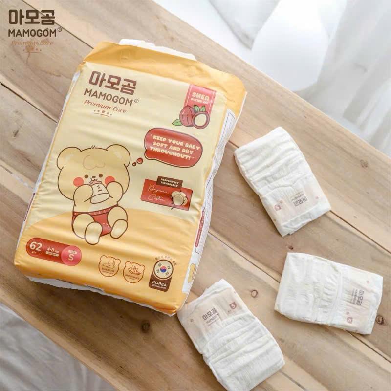    1  BỊCH KHÔNG QUÀ   Bỉm Mamogom hữu cơ Premium care công nghệ hàn quốc cho bé đủ size 