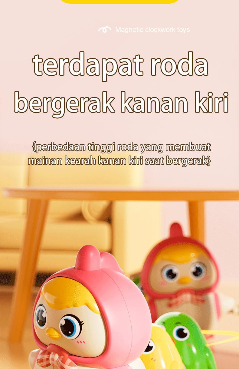 Product Introduction of Mainan Bayi Goyang, Bebek Bergerak & Berjalan, Latihan Merangkak untuk Anak 0-1 Tahun mainan bayi bunyi dan bergerak COD Toys 4