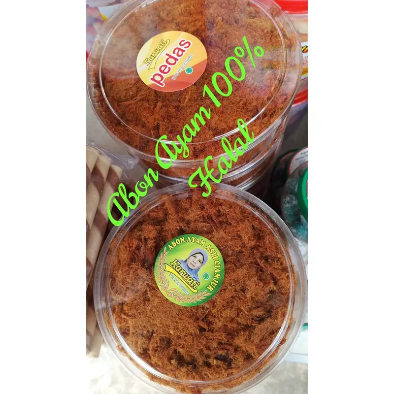 ABON AYAM/ABON AYAM 0RIGINAL DAN PEDAS/ABON FRES DAN HIGIENIS/ABON ENAK GURIH MANYOS 160GR 1