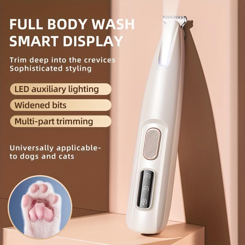 Rechargeable Pet Hair Trimmer, Multifunctional Pet Hair Shaver, Pet Grooming Tool for Dogs & Cats, Dog & Cat Grooming Supplies 8