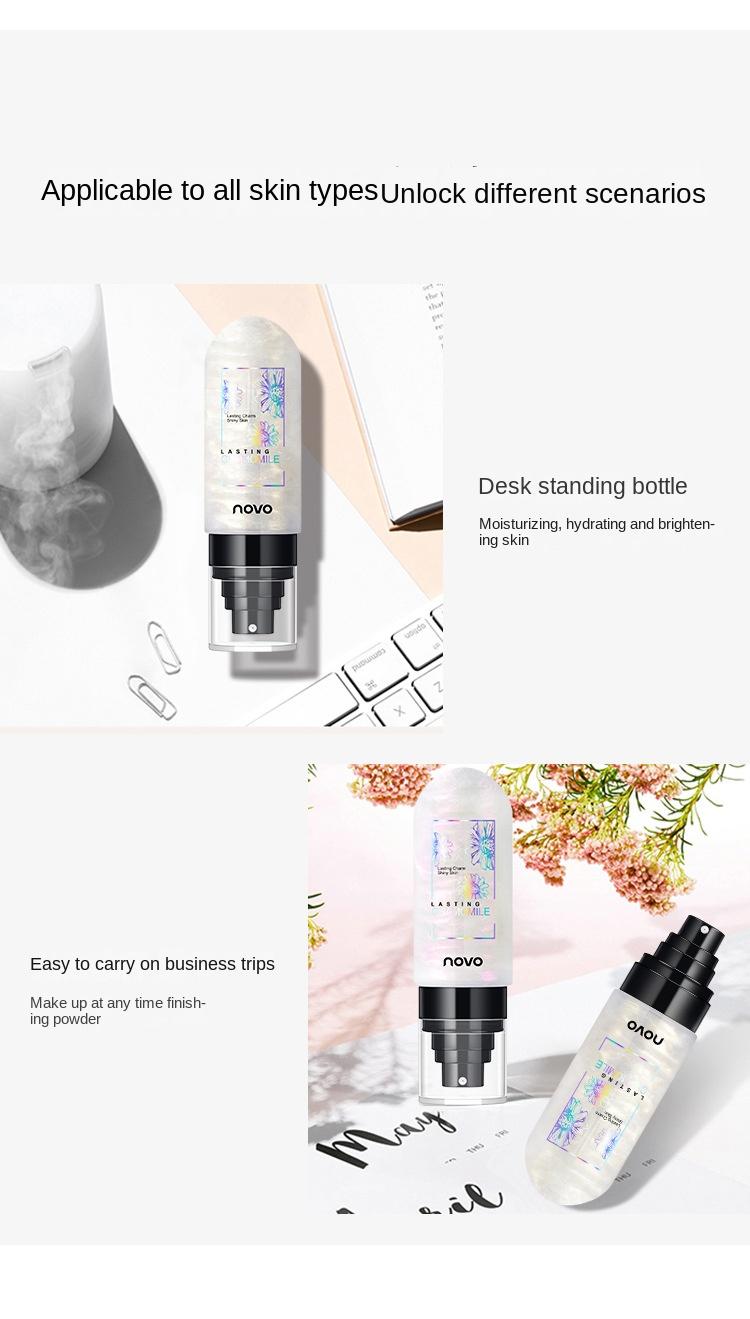 Product Introduction of Chamomile Makeup Spray Hydrating and Moisturizing Light and Quick-drying Film Lasting Waterproof and Sweat-proof 10