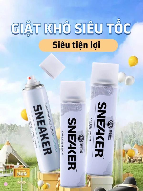  Combo 3 Chai Xịt Vệ Sinh Giày Sneaker Cao Cấp XIMO - Loại Bỏ Vết Bẩn Mùi Hôi Dưỡng Da Bảo Vệ Màu Sắc 