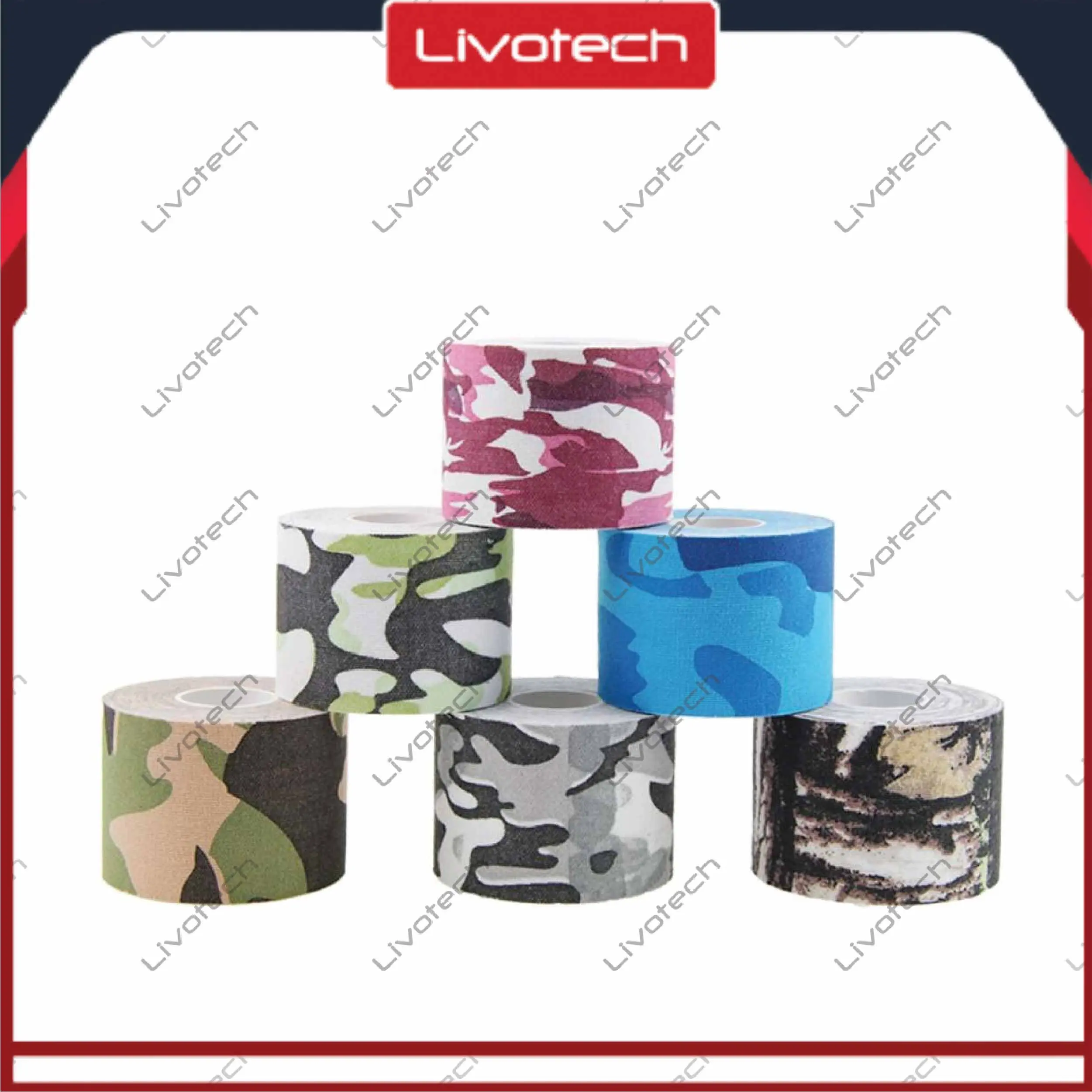 CAMO Style KINESIOLOGY TAPPING 5cm x 5m KINESIO tape otot taping sport