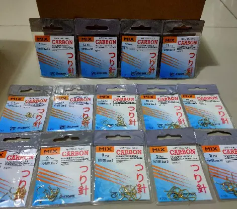 Kail Pancing Mix Carbon 1010R Kuning Ukuran 0.1 SAMPAI 12 4