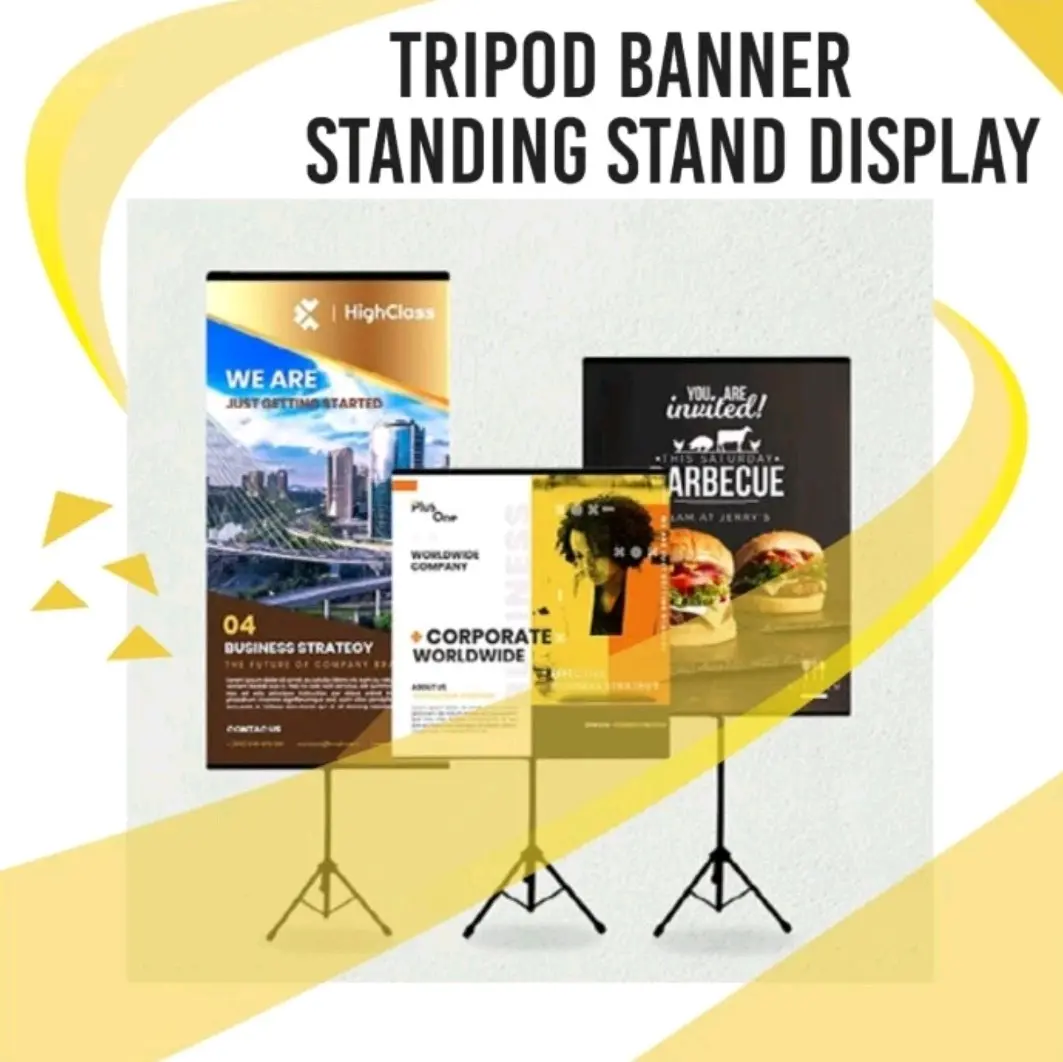BANNER IMPRABOARD CUSTOM, BANNER TRIPOD, BANNER A1