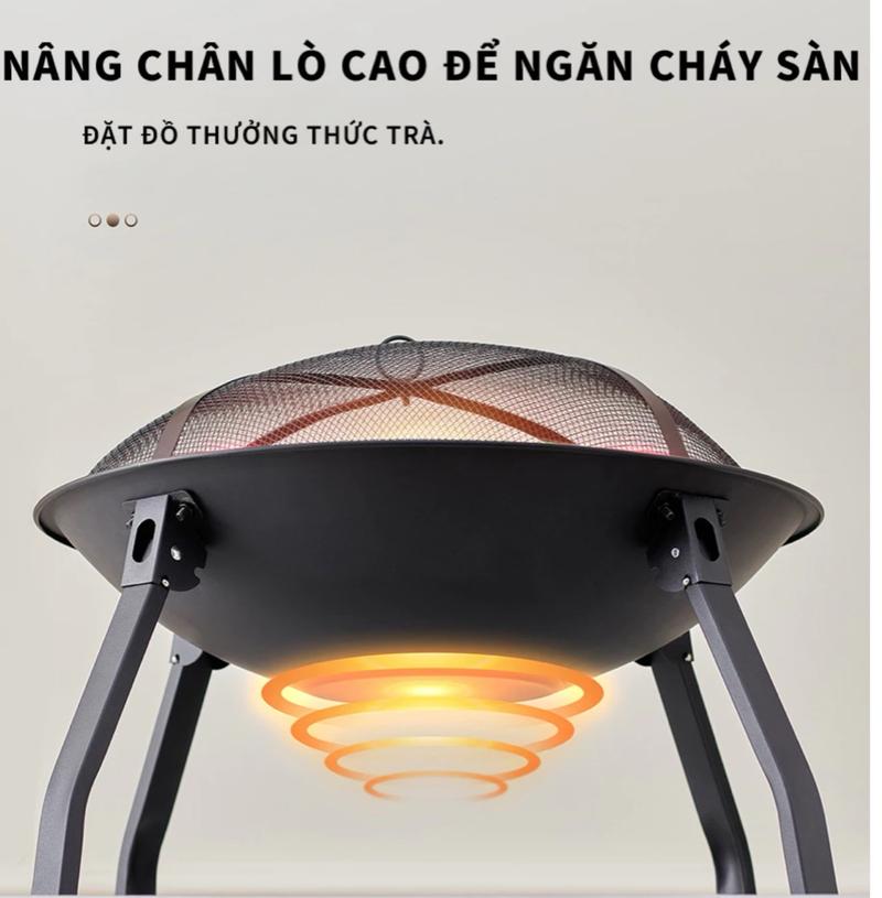 Product Introduction of Bếp Nướng Than Hoa 3 Trong 1 Gấp Gọn – Bếp Than Tre Dùng Trong Nhà/ Ngoài Trời, Tiện Dụng Mang Đi Du Lịch 7