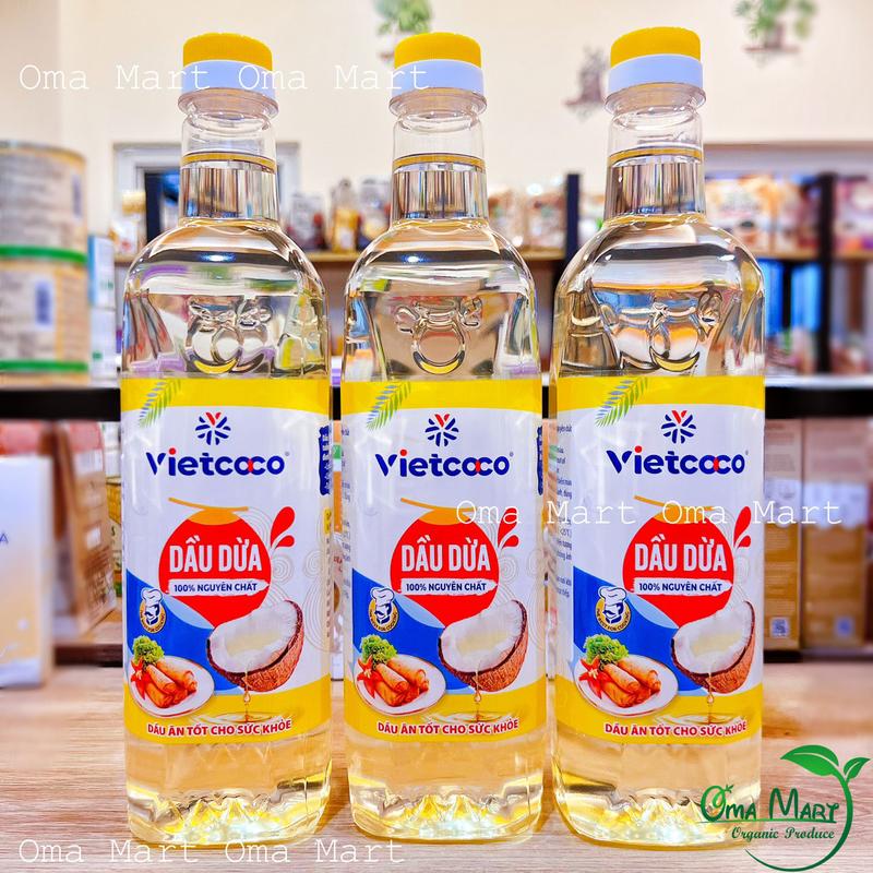 Dầu dừa NẤU ĂN nguyên chất Vietcoco 1 lít