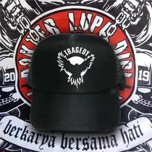 Topi trucker jaring punk tragedy - topi vespa  - topi trucker - topi punk -  topi distro