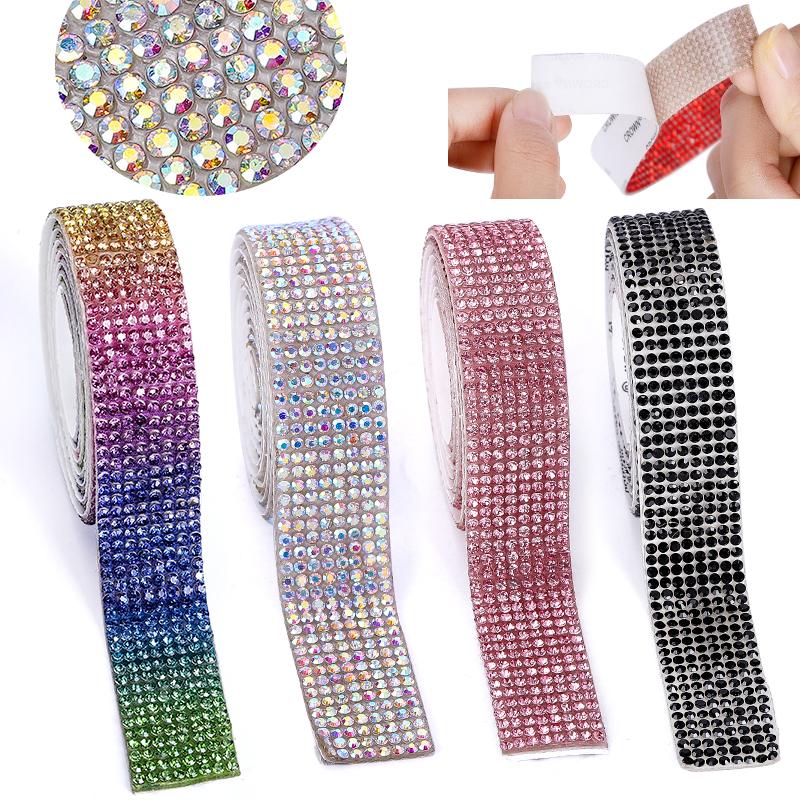 QIAO Self Adhesive Crystal Rhinestone Diamond Glitter Rhinestones ...