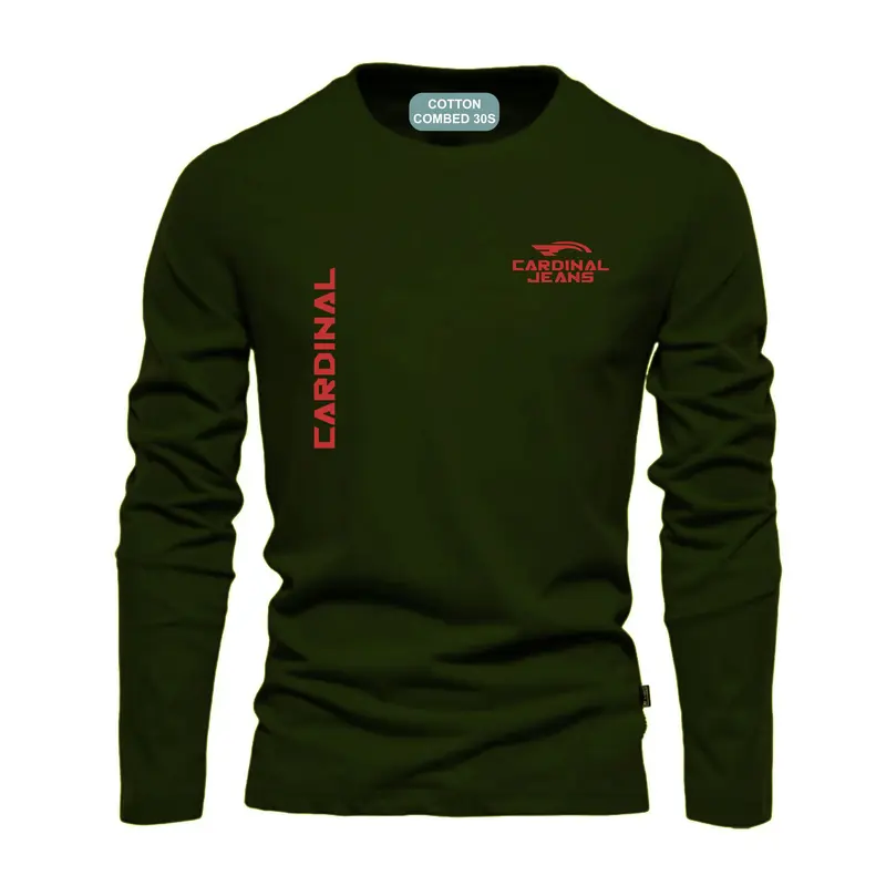 Kaos Lengan Panjang Atasan ( PROMO COD ) Clothing Store88 Kaos Distro100% Catoon Combed 30s cardinall kiri kanan merah 3