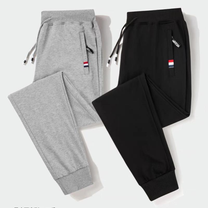 Quần Jogger nỉ nam thể thao chất vải nỉ da cá dày dặn 2 màu trơn