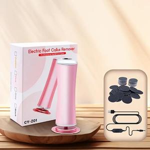 Electric Foot File, 1 Set Foot Callus Remover with 60pcs Spare Sandpaper, Adjustable Speed Foot File Tool, Professional Pedicure Tool for Men & Women