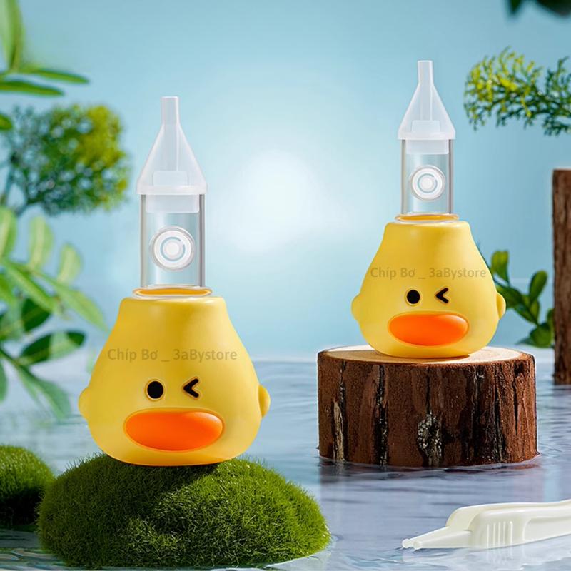 dụng cụ HÚT MŨI vịt cho trẻ sơ sinh kèm nhíp gắp và hộp đựng Mềm mại An Toàn Không Đau Kem Cho Bé 6