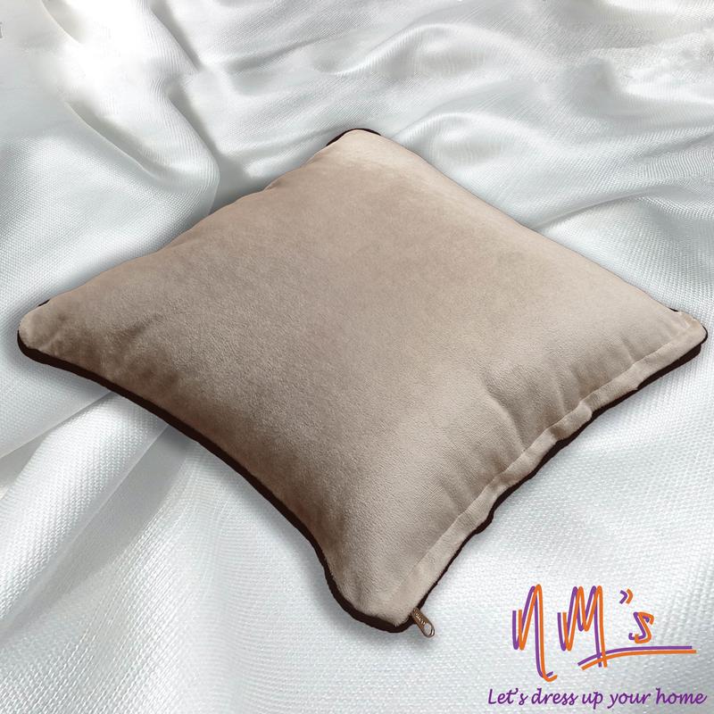 Tren-D-home - Sarung Bantal Kursi Sofa Ruang Tamu Polos Beludru 40 cm x 40 cm - NMs 7