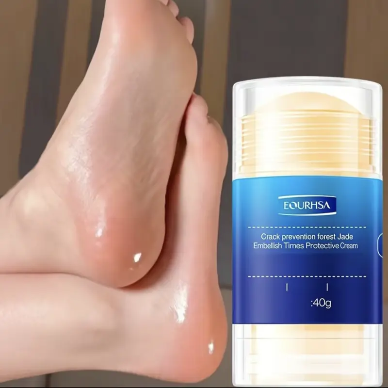 Kem Dưỡng Da Chân Chống Nứt Nẻ, 40G, Thích Hợp Cho Bàn Chân Và Gót Chân Khô Và Nứt Nẻ, Dưỡng Ẩm Cho Bàn Chân Và Gót Chân Khô, Ngăn Ngừa Nứt Nẻ, Làm Cho Bàn Chân Mịn Màng Và Mềm Mại, Dưỡng Ẩm Và Nuôi Dưỡng, Chứa Squalene Thực Vật Chân Cho Bé 0