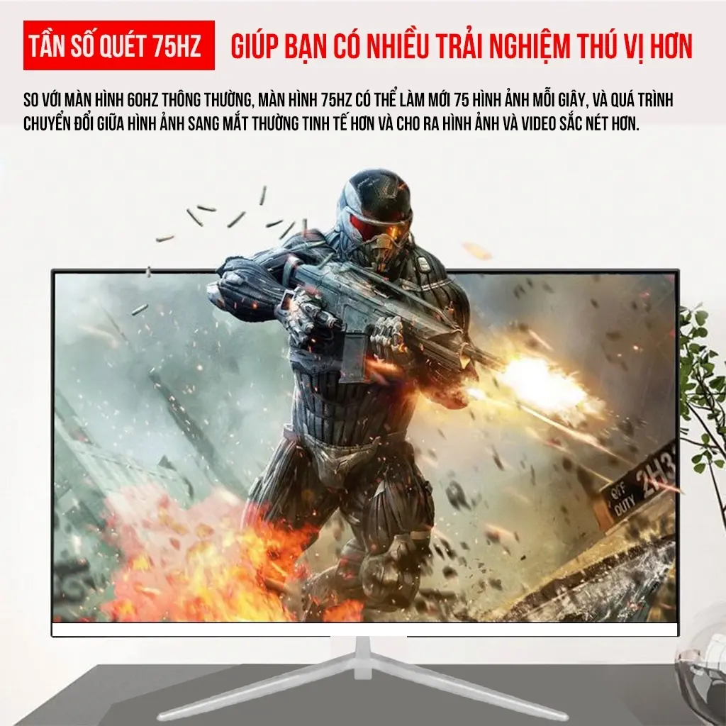 Màn hình máy tính PC 22-24 Inch Full HD 1080 Tấm nền IPS 75HZ