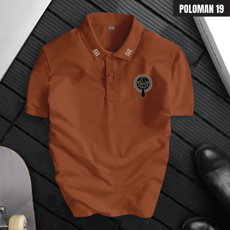 Áo thun POLO POLOMAN 19 nam chất vải 4 chiều cao cấp chuẩn form dễ phối đồ - MANTINO Menswear Có Cổ Shirt - GMV Cộc Tay Ngắn Tay