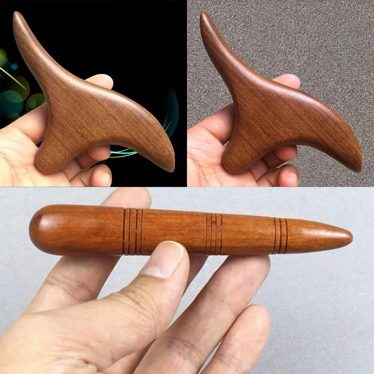 Massage Stick - Pressure Point Push Stick for Foot and Shoulder Massage, Effective, Durable, Comfortable Body Care Lightweight