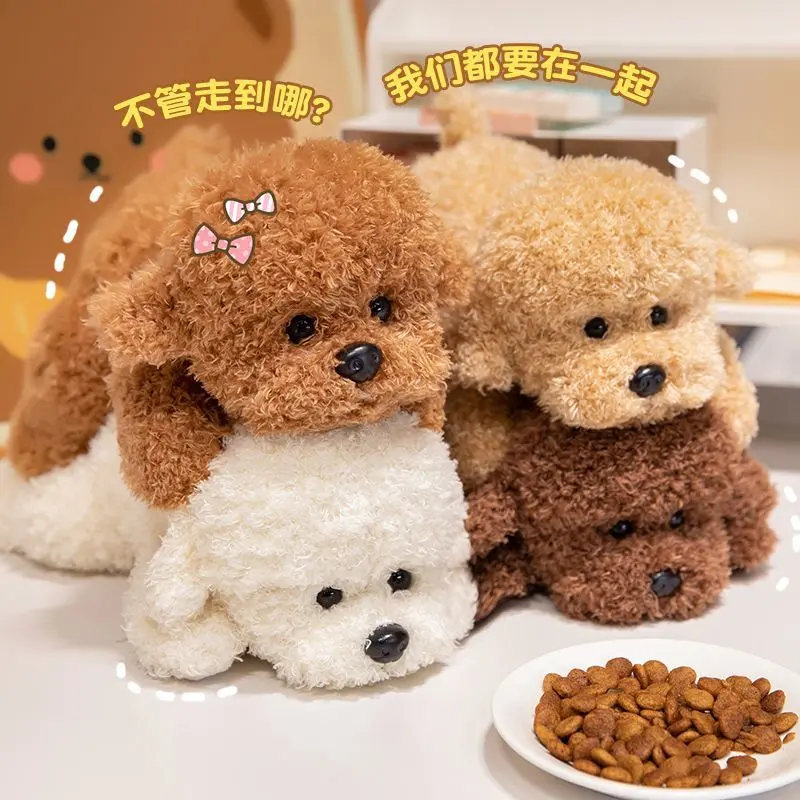 Đồ Chơi Nhồi Bông Cho Chó Teddy, Dễ Thương Và Như Thật, Búp Bê Bichon Frise, Chó Tha Mồi Vàng, Thú Nhồi Bông, Thoải Mái, Thích Hợp Làm Quà Sinh Nhật Cho Trẻ Em
