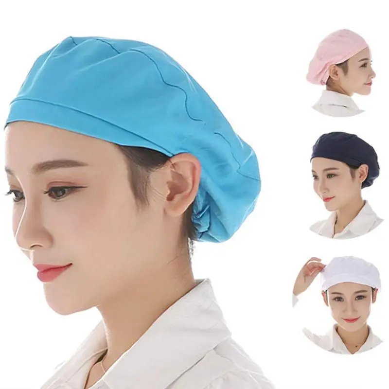 Mũ Đầu Bếp, Dành Cho Người Lớn, Có Thể Điều Chỉnh, Để Nấu Ăn Trong Nhà Bếp, Thích Hợp Cho Hội Thảo, Chống Bụi, Chống Rụng Tóc, Thoáng Khí, Dụng Cụ Nhà Bếp Chuyên Nghiệp, Mũ Đầu Bếp Nam Nữ Women Cap Hat Voi Nón